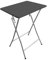 Acomoda Textil – Mesa Auxiliar Plegable de Madera y Aluminio 48x38x66 cm. Mesa Multifunción Portátil, Resistente y Estable para Cocina, Terraza, Jardín o Patio, Gris.