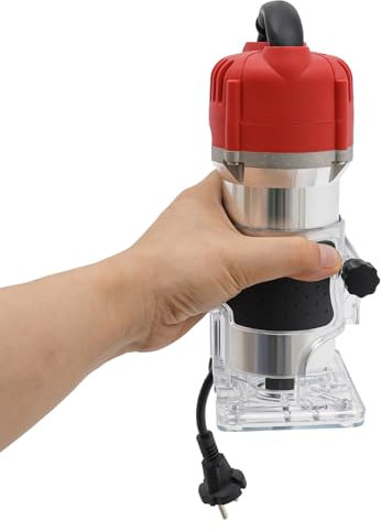 MINRS Fresadora de madera eléctrica, 800 W, fresadora de 6,35 mm de diámetro, 30000 rpm para trabajar la madera