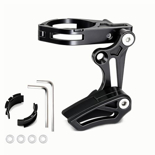 MTB Fahrrad Kettenführung 7075 Aluminiumlegierung | Kettenführung Mountainbike Kettenführung Fahrrad MTB Kettenführung Bash Guard Fahrrad Kettenschutz
