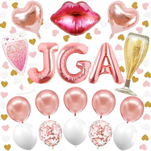 JGA Deko Frauen,Deko Junggesellinnenabschied,32 inch JGA Luftballons,Deko JGA,Bride To Be Deko,JGA Girlande,JGA Ballons,Junggesellinnenabschied Deko Frauen,JGA Folienballons