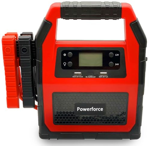 Mavdecll Car Battery Jump Starter 12V-24V 2000A Portable Jump Box Battery Pack 46800mAh Battery Booster with Lighting Mode, Flashing Mode and SOS Mode