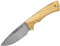 LO TRINCO YO Muela Cuchillo RHINO-9.OL hoja de acero MoVa de 9 cm y empuñadura de olivo para Caza, Pesca, Supervivencia y Bushcraft