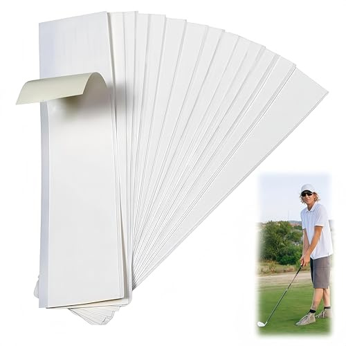 20 Pcs Golf Grip Tape Kit, Non-Slip Double-Sided Adhesive Durable Waterproof Pre-Cut Tapes for Universal Golf-Clubs, Suitable for Pros & Amateurs(25*5cm)