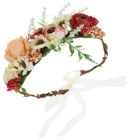FUTUREORYY Blumenhalsband für Hunde Künstliche Blumen für Hochzeiten Verstellbares Band Leichtes Material Perfekter Accessoire für Verschiedene Anlässe
