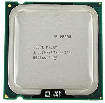 2 duo E8600 Processore 3.33GHz 6m 1333m Società HZ 775 processore