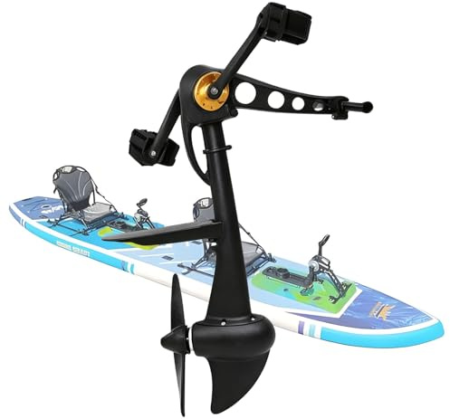 HEIHEIZI Professionelles Kajak-Pedalantriebsset, leichtgängige Vorwärts- und Rückwärtspedalfunktion, leiser Fußantrieb, hochbelastbarer Ersatzantrieb für Outdoor-Angeln