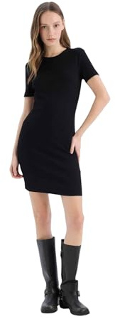 DeFacto dam Defacto Damen Kleider Sommer - Bodycon Kleid Stilvoll Und Elegant - Sommerkleider Feminines Und Bequemes Kleid Klänning