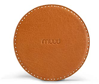 muud Duff runder Taschenboden aus Leder Whisky