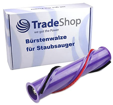 Trade-Shop - Spazzola a rullo a 3 raggi con vite per aspirapolvere Dyson V10 Absolute Pro, V10 Animal Extra, SV12, SV14, SV15