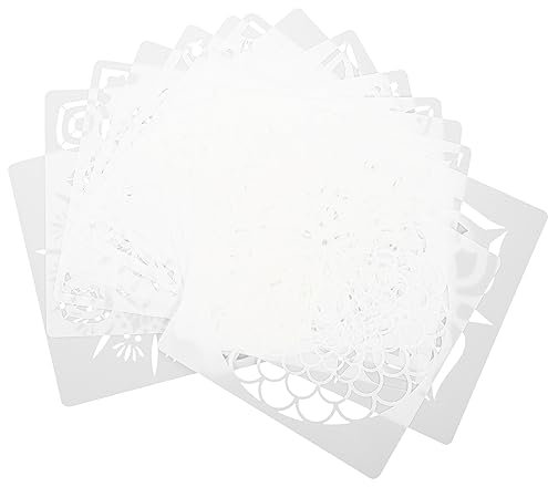 Ciieeo 16blätter Mandala-schablonen Wiederverwendbare Malvorlagen Diy-schablonen Malschablonen Für Scrapbooking Geschenkartikel Papierbasteleien