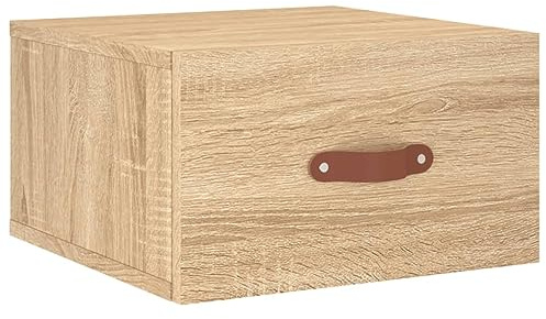 vidaXL Wand-Nachttisch Sonoma-Eiche 35x35x20 cm