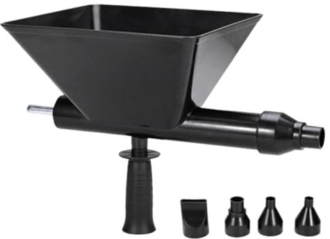 Electric Grout Gun Automatic Mortar Portable Pointing Grouting Caulking Sprayer with 4 Nozzles for Home Walls, Bricks, Floors