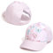 TMEOG Cap Damen Herren Basecap Sommer Kappe Baseball Caps Unifarben Pferdeschwanz Cap mit Loch für Zopf Baseballkappe Cappy Frauen Männer Sportkappe Atmungsaktiv(Schmetterlinge,56-59cm)