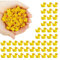 Mini Enten 50 Stück Miniatur Enten Tierfiguren Harz Tiny Ducks für Aquarium Miniaturgarten Deko DIY Potting Micro Landschaft Garten Dekorationen Kinder Bade Spielzeug Geschenk (A)