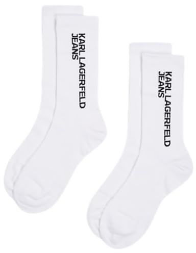 KARL LAGERFELD JEANS, Damen, Essential Logo Socken, 2Er-Pack,