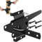 Gate Latch - Secure Gate Locking Mechanism, Robust Outer Latch, Easy Installation for Garden Gates, Fences, Wooden Gates, Adjustable, Robust Design, and Weather Resistant Safe