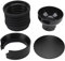 Kaffeemühle, Bohnenbehälter, 58 Mm, Dosierring mit Silikonbalg, 2-in-1-Funktion, Kaffeedosiertrichter für Eureka-Modelle (Schwarzer Ring)