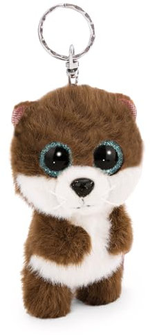 NICI Schlüsselanhänger GLUBSCHIS Otter Olly 9cm - braun - Treuer-Begleiter für Rucksack oder Tasche, Schlüsselhalter für klein und Groß | 62195