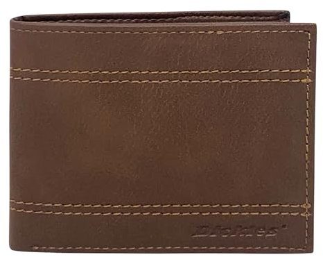Dickies Klassische Geldbörse aus Kunstleder für Herren, Braun, Classic
