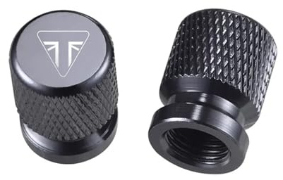 Motorrad-Ventileinsatzabdeckung Für Triumph Speed Four 600 Spezialzubehör: 2 Stück Motorradzubehör Reifenventil-Abdeckkappen(Titanium)
