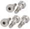 sourcingmap Perno de hombro hexagonal de acero inoxidable 304 de 8 mm de diámetro del hombro de 7 mm de longitud del hombro rosca M6, 5 unidades