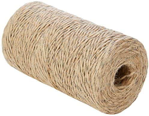 Chapuis FJU1 Ficelle Armée Agricole Jute/Fil Acier, Beige, 250 g/190 m/Ø 1 mm
