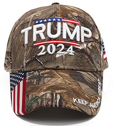 NDLBS Trump 2024 Mütze, Donald Trump 2024 Cap Keep America Great MAGA USA Stickerei Einstellbare Baseball Cap - Pink - Einheitsgröße