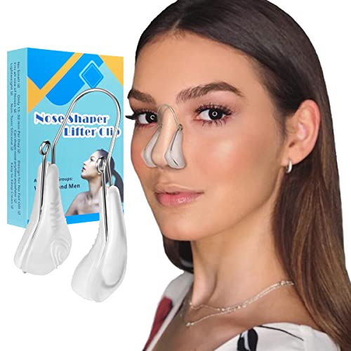 Quecc Pince-nez en silicone souple pour amincir le nez - Unisexe