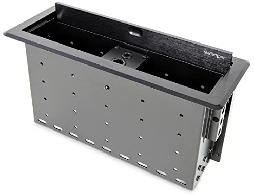 StarTech.com Konnektivitätsbox mit zwei Modulen für Konferenzen. Ladeleistung, A/V- und Laptop-Anschlüsse - BOX4MODULE