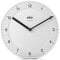 Braun Funkwanduhr Wanduhr, Kunststoff, Weiß, normal