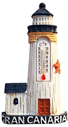 Gran Canaria Spanien 3D Leuchtturm Kühlschrankmagnet, Souvenir, Geschenk, handgefertigt, Heim- und Küchendekoration, Gran Canaria Kühlschrankmagnet-Kollektion