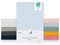 Laleni 2er Set Frottee Spannbettlaken 38x77cm - Oeko-TEX Zertifiziertes Stubenwagen Bezug Set, Faltenfreie Spannbetttücher für Kinderbett, Babybett und Moses Körbchen, Hellblau