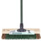 Charles Bentley Charnwood 16 Utility Broom with Scraper for Garden & Outdoor Maintenance Premium Brushware Green FSC