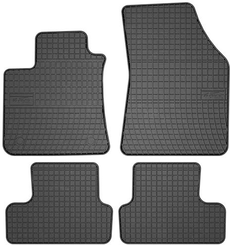 MOTOS Gummimatten Auto Fussmatte passend für Renault Megane IV ab 2016 passt nicht für Coupe Verbessern Sie Ihren Reisekomfort mit Antirutschmatte Auto- Allwetter fußmatten Auto, Schutz vor Verschmutz