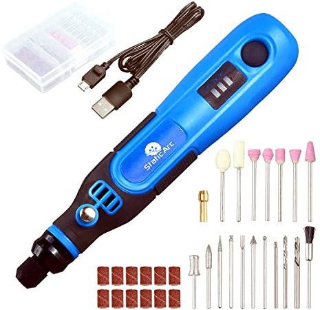 Cordless Mini Grinder KIT Drill Polish Engraver Rotary Multi Tool Set Battery