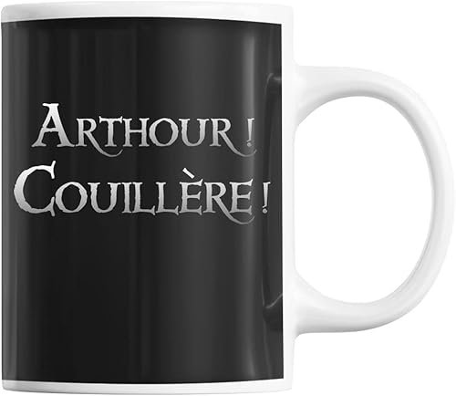 Planetee Mug Répliques (Mug Arthour Couillère Noir)
