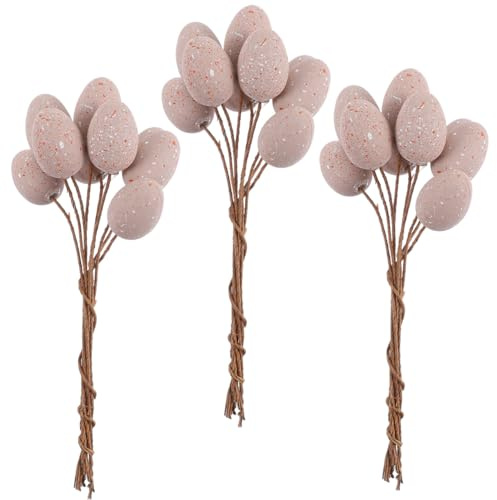 jojofuny 27pcs Easter Spotted Decoration Branches Easter Party Celebration Decor Spring Floral Picks Artificial Tree Ornaments Arrangement Supplies