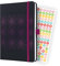 SIGEL J4213 Wochenkalender Jolie 2024, ca. A5, schwarz, pink, Hardcover, Gummiband, Stiftschlaufe, Einstecktasche, 174 S., aus nachhaltigem Papier, Terminplaner