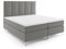 Generisch Boxspringbett Lahti II Metallfüße, Topper inklusive (Hellgrau - ETNA 90, 200x200)