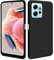 HSP Coque pour Xiaomi Redmi Note 12 4G [Anti-poussière] étui de Protection en Silicone TPU Premium | Résistant aux Chocs | Protecteur d'écran et de caméra | Housse Ajustement Parfait Mat | Noir