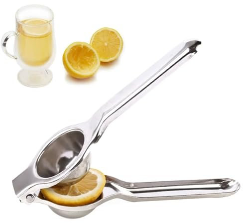 BZKSER Exprimidor Manual de Cítricos - 1 pcs Prensa de Limón, Exprimidor de Cítricos, Anticáustico, Muy Resistente, Prensa de Naranja de Diámetro para Cocina, Bar, Restaurante, Seguro y Duradero