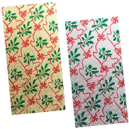 Culpitt Christmas Cake Boards | 9 x 4 Gold & Silver Oblong Cake Cards, 1.7mm Thin Card Plates For Presenting & Displaying Festive Bakes, Yule Logs, and Desserts - 25 Pack