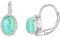 POPLYKE Grüner Opal Ohrringe für Frauen Sterling Silber Leverback Ohrringe Grüner Opal Schmuck Geschenk für Mädchen (grüner Opal)