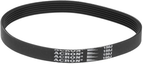 QUARKZMAN 150J6 Gummipoly-V-Riemen, 6 Rippen PJ V-Rippenriemen 381mm Länge x 14mm Breite x 3,5mm Dicke, industrieller Antriebsriemen für die Übertragung von Bewegung