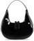 Prpeko Schultertasche Crescent Retro Y2k Hobo Handtaschen 90er Jahre Unterarm-Geldbörse Tasche Mode Clutch Geldbörsen für Damen, Schwarz, Small
