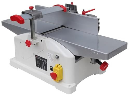Dégauchisseuse de Table portative 1280 W, raboteuses de Table électriques, Double Lame, Largeur de rabotage 152 mm, Vitesse de l'éditeur de Couteaux 9 000 TR/Min, pour Le rabotage