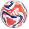 adidas Ballon d'entraînement de la Coupe du Monde de la FIFA, unisexe, pour adulte, blanc/rouge lucide/bleu puissant/noir, 3