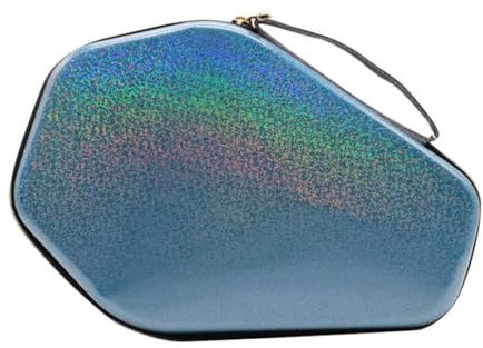 Harilla Tischtennisschläger-Hülle für 2 Tischtennisschläger mit Griff, praktische Pickleball-Schläger-Hülle für Sportwettkämpfe, Blau