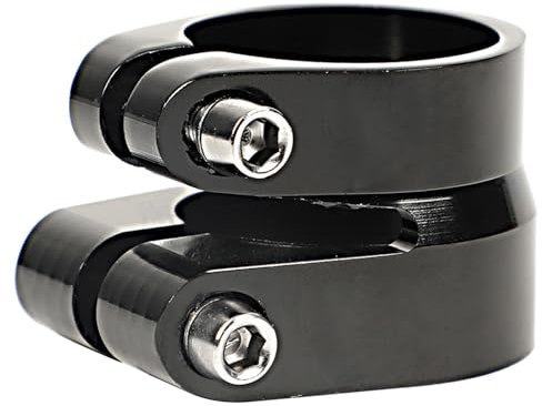 Double Layer Bike Seat Post Clamp 31.8mm/34.9mm Quick Release Seatpost Collar Cycling Accessory Easy to Use