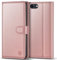 Handyhülle für iPhone SE 2022/2020 Hülle iPhone 7 / iPhone 8 Hülle Leder Klapphülle Brieftasche Kartenfach Ständer Magnet Handytasche Case Schutzhülle für iPhone SE 2022 5G/ SE 2020/8 / 7 - Roségold
